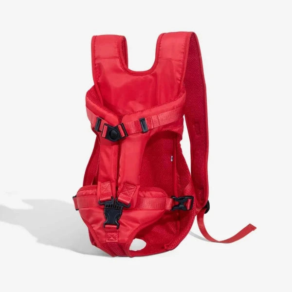Pet Carrier Backpack Secure Multi-Closure Chest & Back Wearable