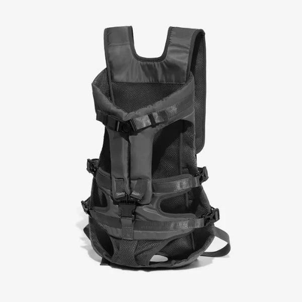 Pet Carrier Backpack Secure Multi-Closure Chest & Back Wearable