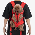 Pet Carrier Backpack Secure Multi-Closure Chest & Back Wearable