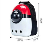 Pet Carrier Backpack Transparent Bubble Window Air Vents