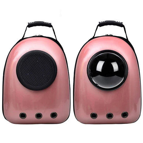 Pet Carrier Backpack Transparent Bubble Window Air Vents