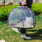 Pet Carrier Backpack Transparent Lightweight Two Sizes
