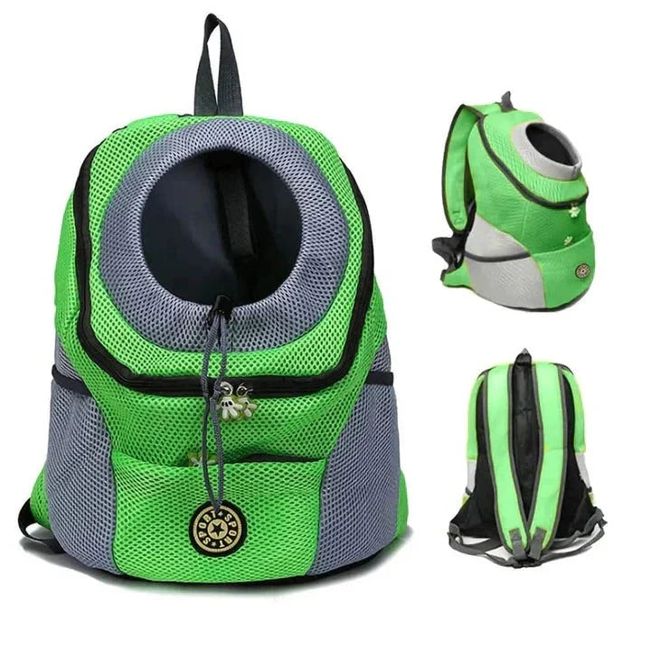 Pet Carrier Backpack Ventilated Adjustable Straps & Stable Base