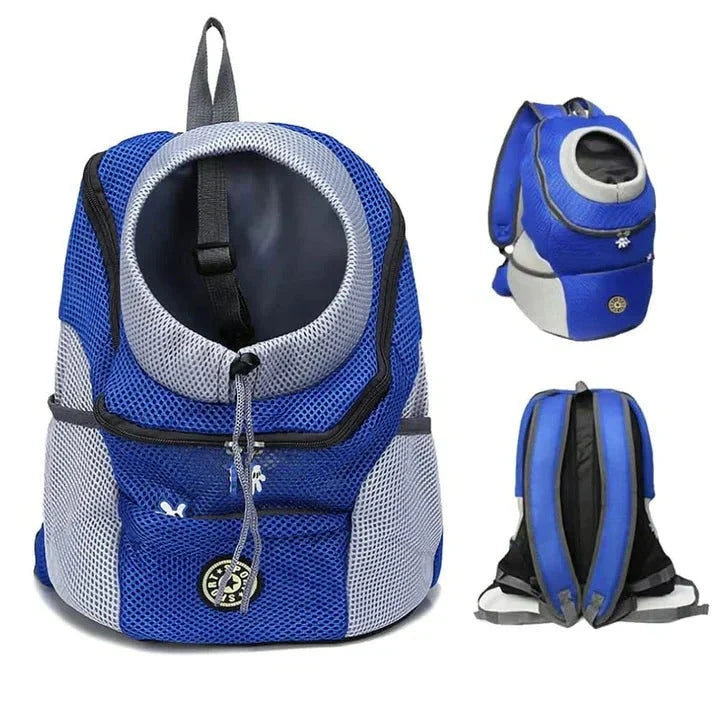 Pet Carrier Backpack Ventilated Adjustable Straps & Stable Base