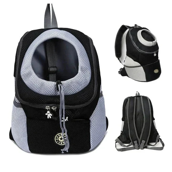 Pet Carrier Backpack Ventilated Adjustable Straps & Stable Base