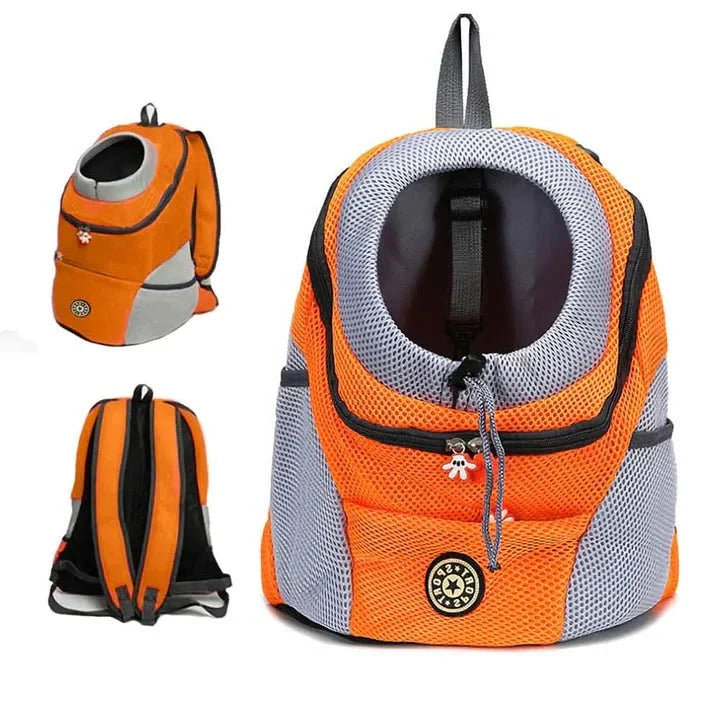 Pet Carrier Backpack Ventilated Adjustable Straps & Stable Base
