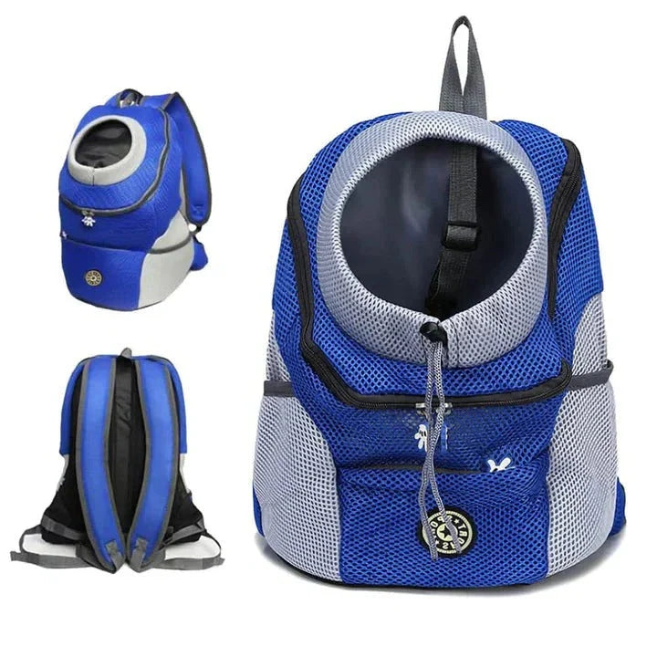 Pet Carrier Backpack Ventilated Adjustable Straps & Stable Base
