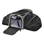 Pet Carrier Expandable 4-Way Mesh Windows & Reflective Tape