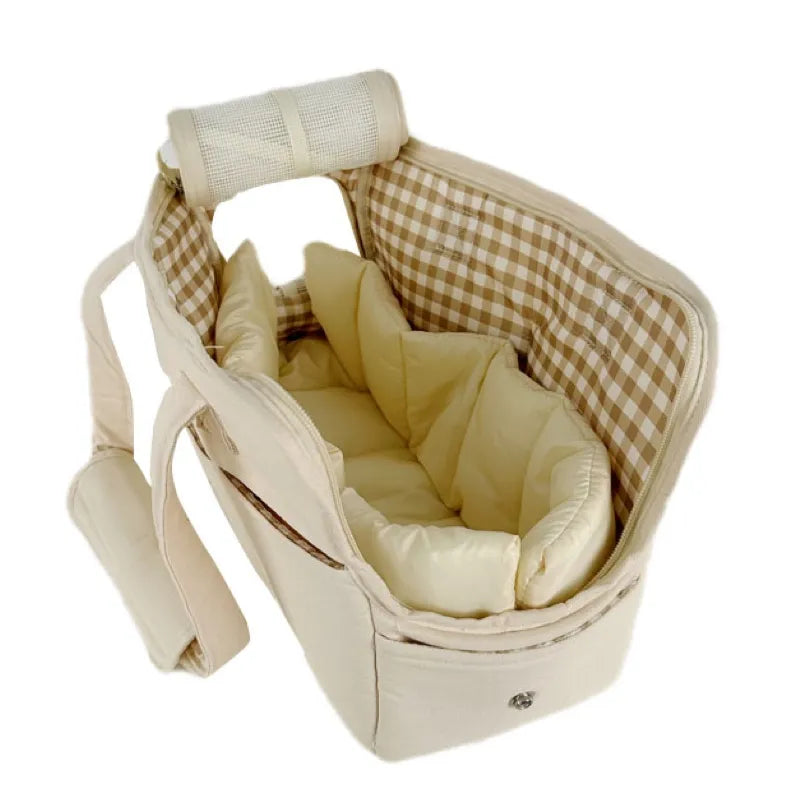 Pet Carrier Small Dogs & Cats Breathable Cotton