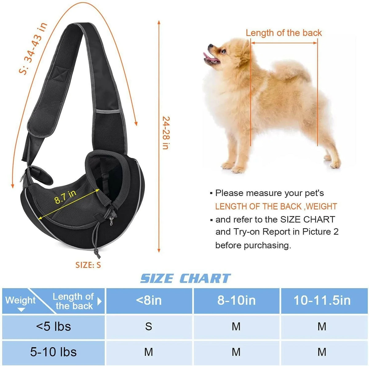 Pet Carrier Water-Repellent Breathable Mesh Washable Lining