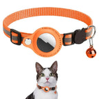 Pet Collar Reflective Strip Waterproof Nylon Tracker Pocket