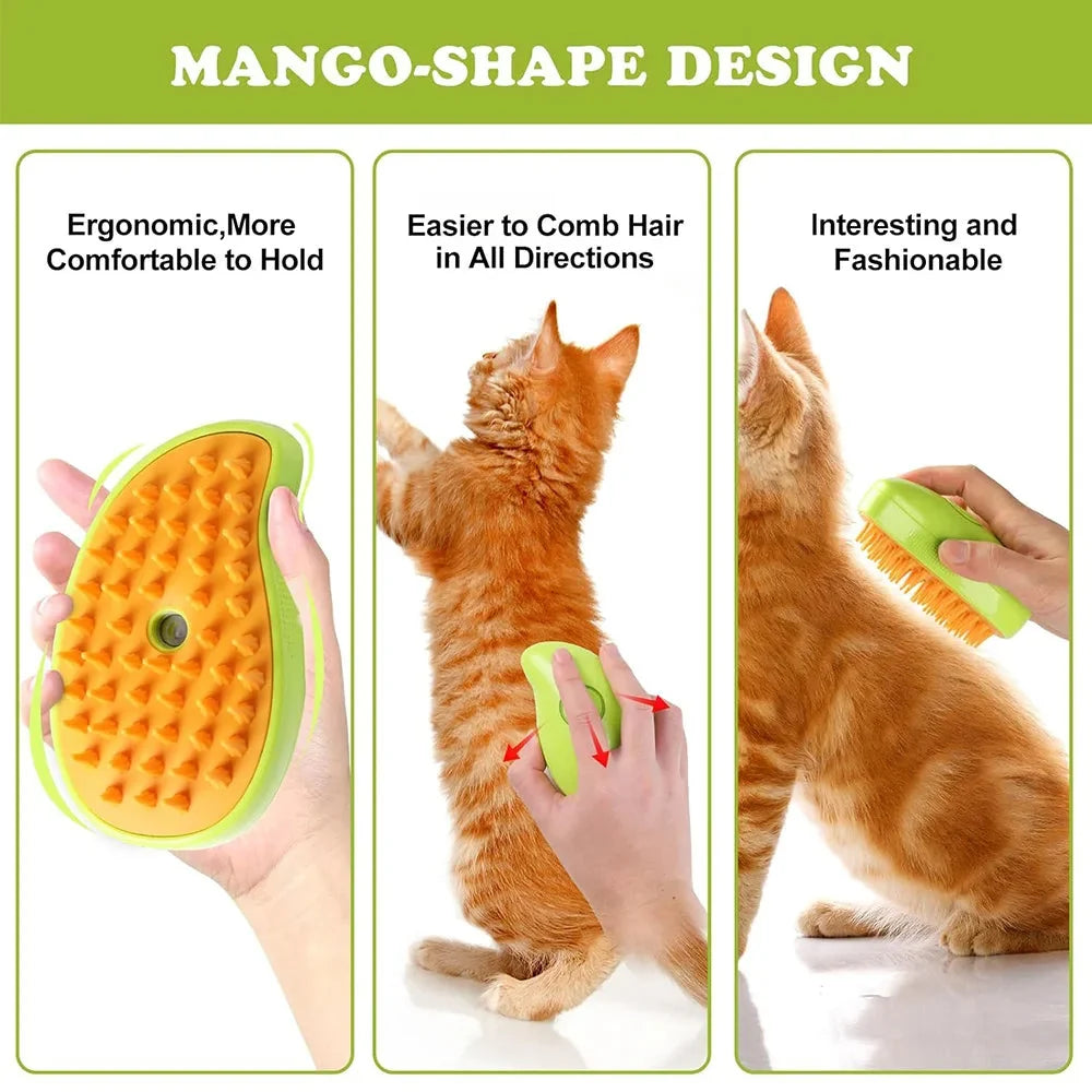 Pet Comb Foldable Fine Mist Sprayer Ergonomic Soft Grip