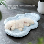 Pet Cooling Mat Cloud-Shaped Breathable Fabric Machine Washable