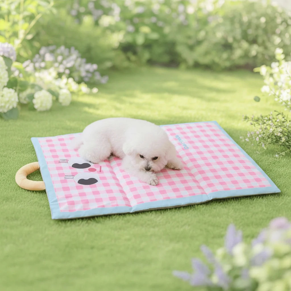 Pet Cooling Mat Foldable Breathable For Dogs & Cats