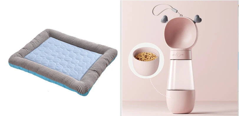 Pet Cooling Mat Ice Silk Anti-Slip Machine Washable