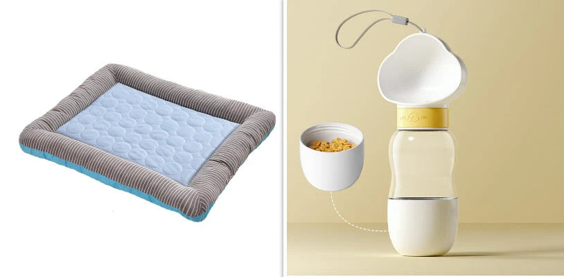 Pet Cooling Mat Ice Silk Anti-Slip Machine Washable