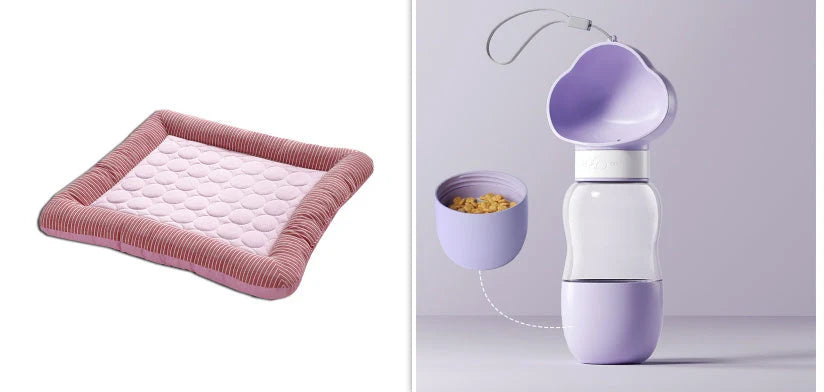 Pet Cooling Mat Ice Silk Anti-Slip Machine Washable