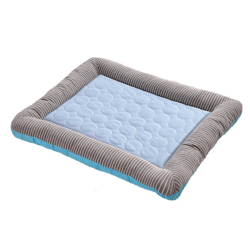 Pet Cooling Mat Ice Silk Anti-Slip Machine Washable