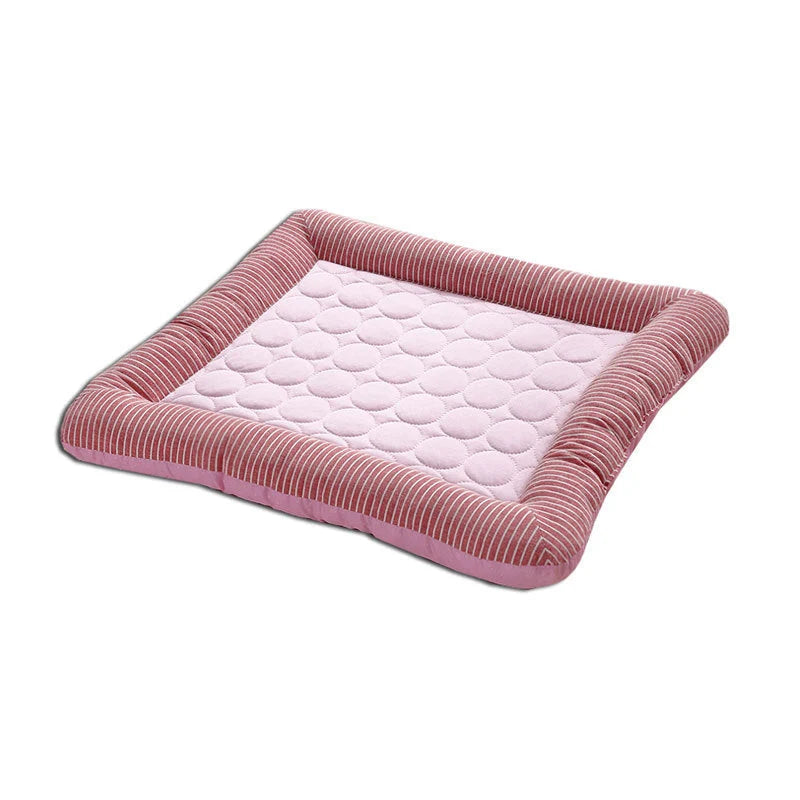 Pet Cooling Mat Ice Silk Anti-Slip Machine Washable