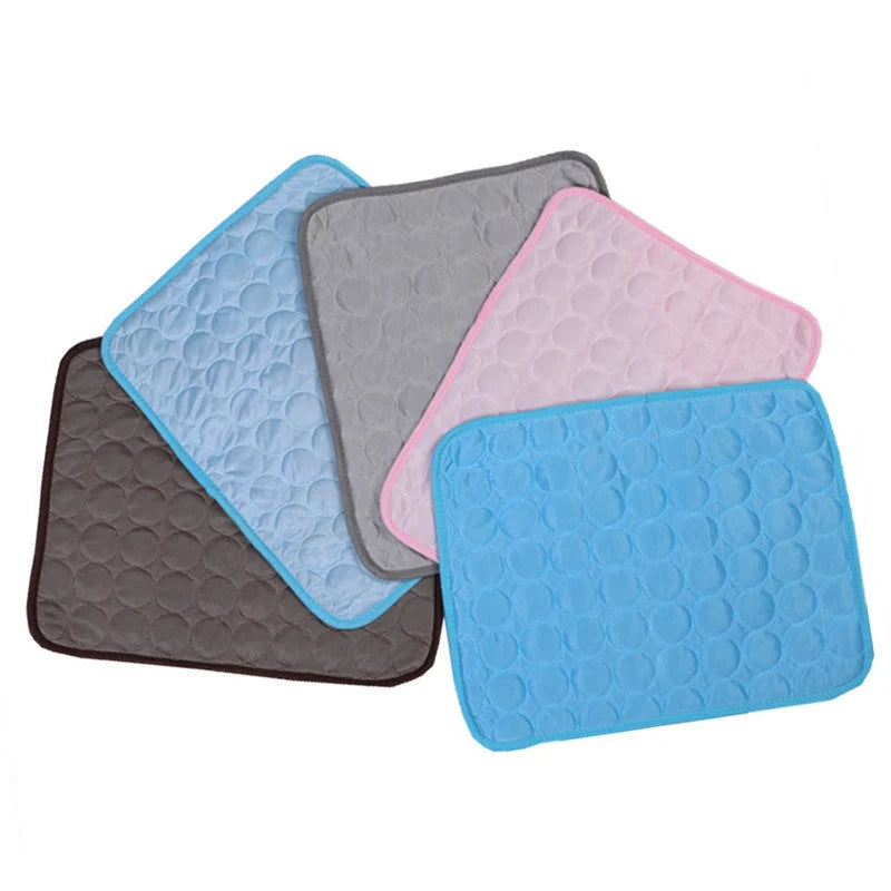Pet Cooling Mat Ice Silk & Breathable Mesh Foldable
