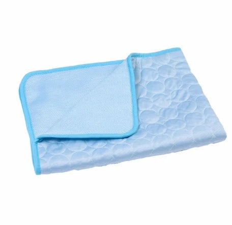 Pet Cooling Mat Ice Silk & Breathable Mesh Foldable