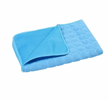 Pet Cooling Mat Ice Silk & Breathable Mesh Foldable