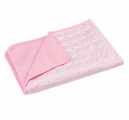 Pet Cooling Mat Ice Silk & Breathable Mesh Foldable
