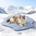 Pet Cooling Mat Instant Cooling Fabric Waterproof & Non-Slip Backing