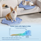 Pet Cooling Mat Instant Cooling Fabric Waterproof & Non-Slip Backing