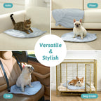 Pet Cooling Mat Q-Max Cooling Fabric Waterproof & Non-Slip