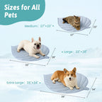 Pet Cooling Mat Q-Max Cooling Fabric Waterproof & Non-Slip