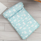 Pet Cooling Mat Self-Cooling Ice Silk & Plush Cotton