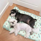Pet Cooling Mat Self-Cooling Ice Silk & Plush Cotton