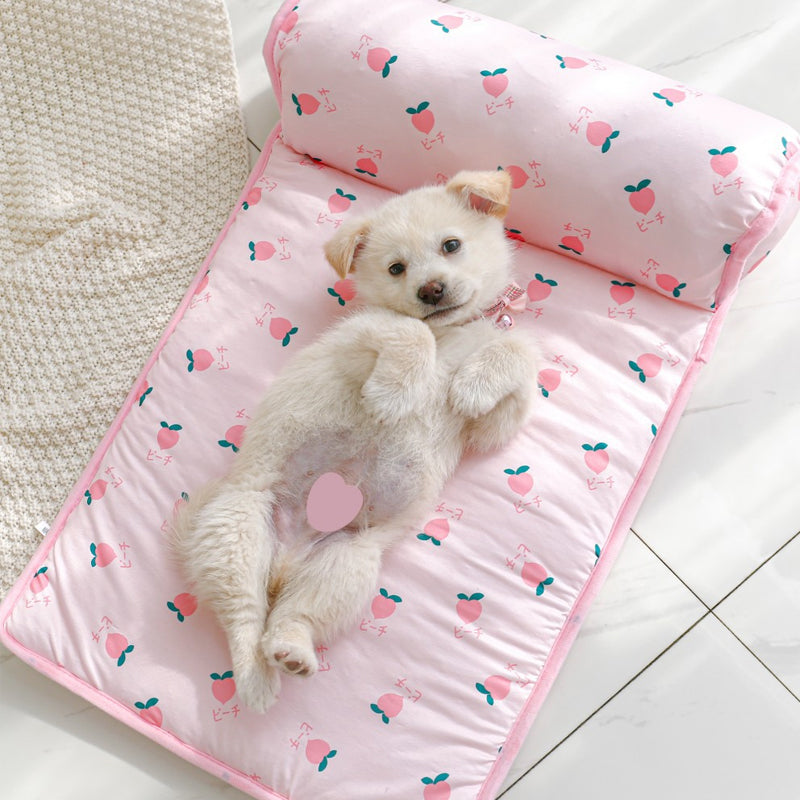 Pet Cooling Mat Self-Cooling Ice Silk & Plush Cotton