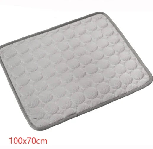 Pet Cooling Pad Ice Silk Surface & Breathable Mesh