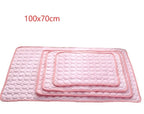 Pet Cooling Pad Ice Silk Surface & Breathable Mesh