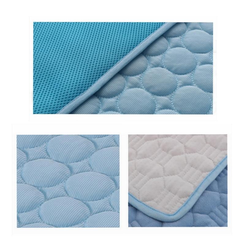 Pet Cooling Pad Ice Silk Surface & Breathable Mesh