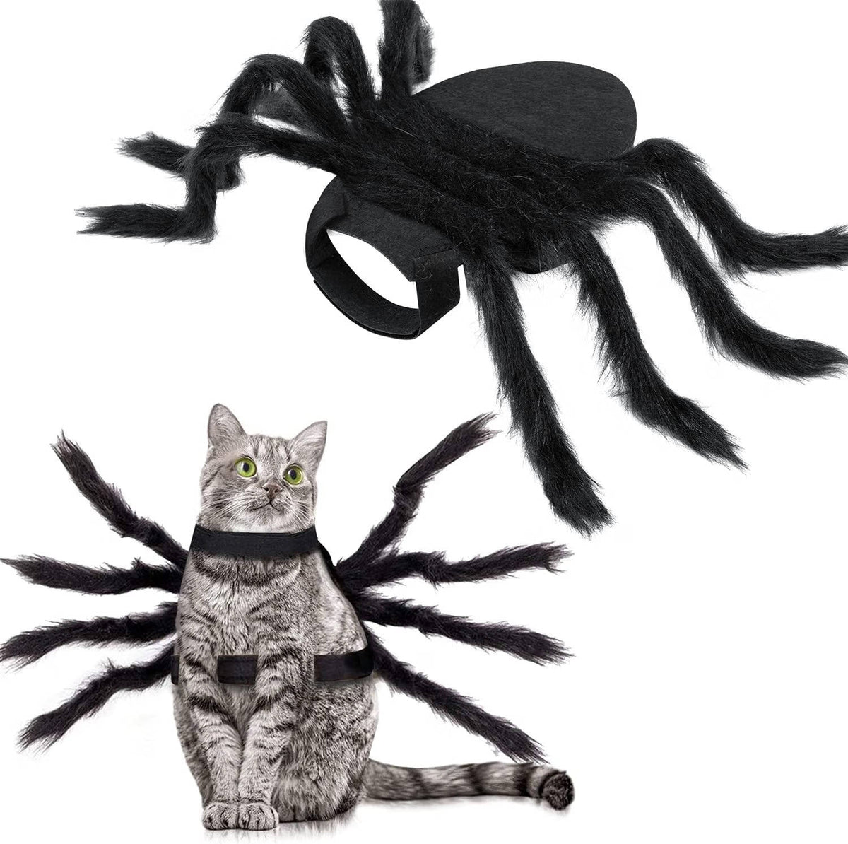 Pet Costume Spider Design Soft Felt & Bendable Legs