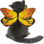 Pet Costume Wings Felt Adjustable Neck & Chest Straps