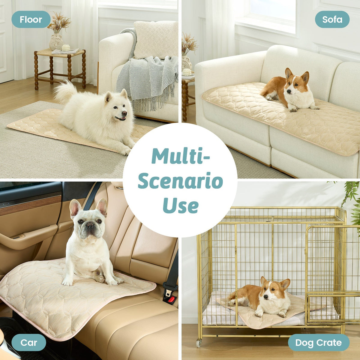 Pet Couch Cover Scratch-Proof Nylon Leakproof Cooling