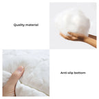 Pet Cushion Quilted Checkered Non-Slip Plush Fill