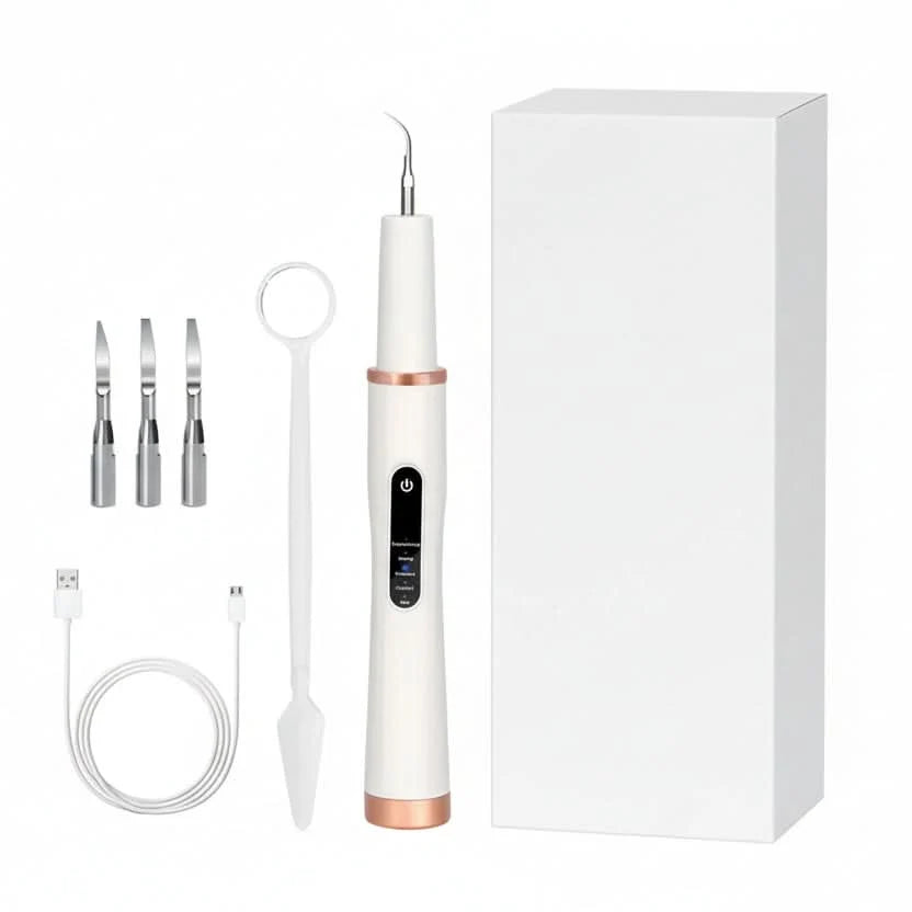 Pet Dental Cleaner Ultrasonic Rechargeable Stainless Steel Tip