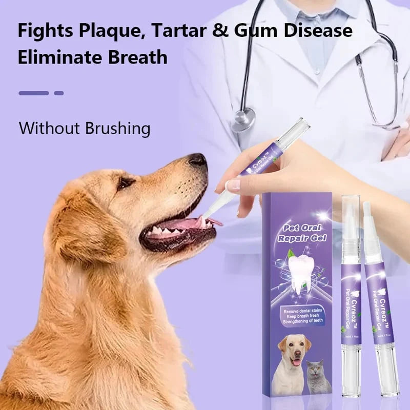 Pet Dental Gel Tartar & Plaque Remover Natural Enzymes