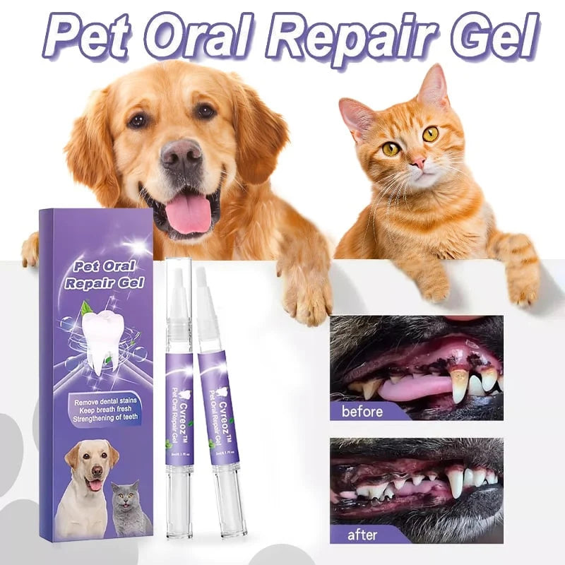 Pet Dental Gel Tartar & Plaque Remover Natural Enzymes