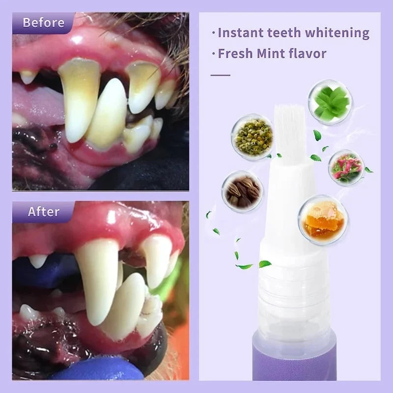 Pet Dental Gel Tartar & Plaque Remover Natural Enzymes
