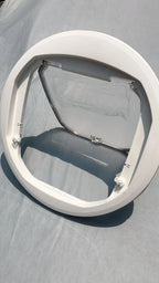 Pet Door 4-Way Lock & Weather-Resistant Seal Fits 27mm Glass