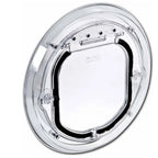 Pet Door 4-Way Lock & Weather-Resistant Seal Fits 27mm Glass