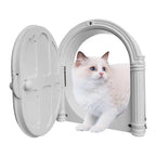 Pet Door Durable Plastic Secure Lock Tool-Free Installation