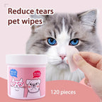 Pet Eye Wipes Tear Stain Removal 120 Count