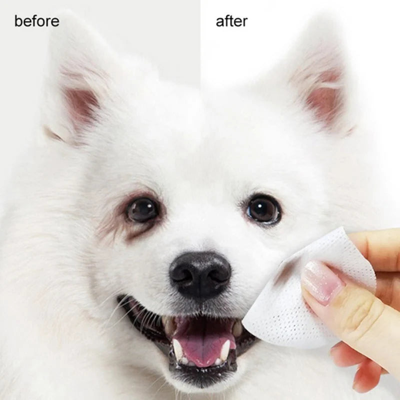 Pet Eye Wipes Tear Stain Removal 120 Count